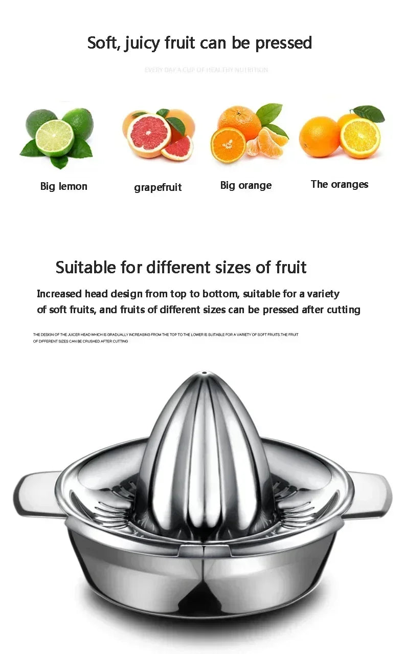 Stainless Steel Fruit Lemon Orange Juicer