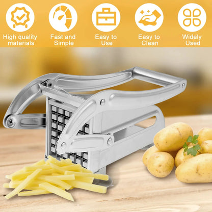 Stainless Steel Manual Potato Cutter French Fries